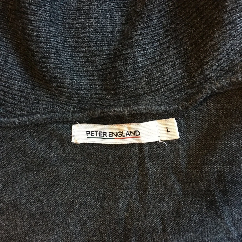 Peter England Cross Neck Sweater - Picture 3 of 7